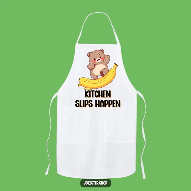 Funny Bear Chef Apron - Hilarious Kitchen Gift for Outdoor Cooks.