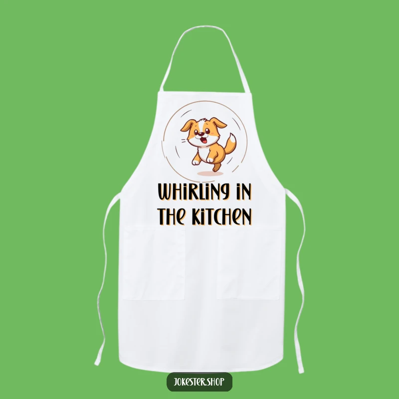 Funny Dog Chef Apron - Hilarious Kitchen Gift for Playful Pup Parents