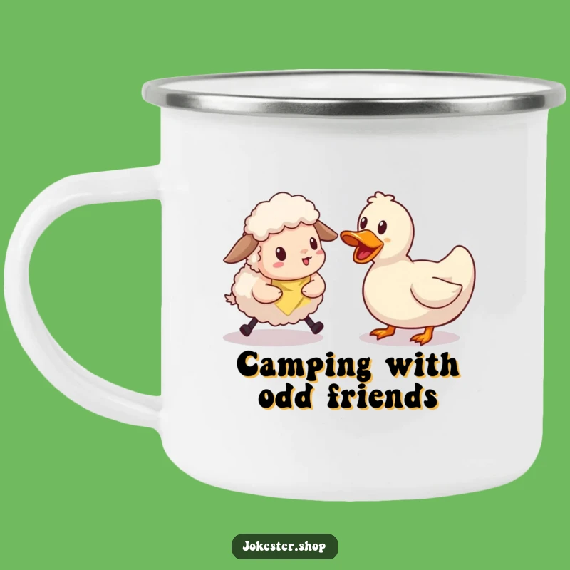 Funny Sheep Duck Camping Mug: Hilarious Outdoor Gear for Patient Campers