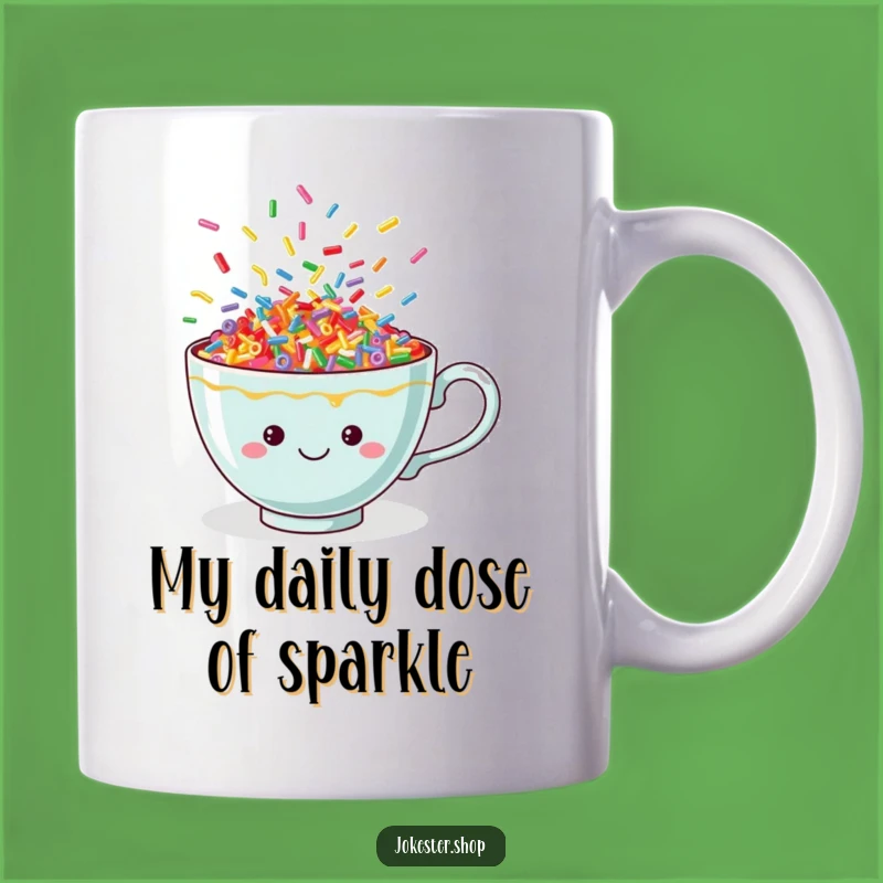 Funny Teacup Sprinkle Party Mug: A Cheerful Coffee Cup for a Joyful Morning Gift