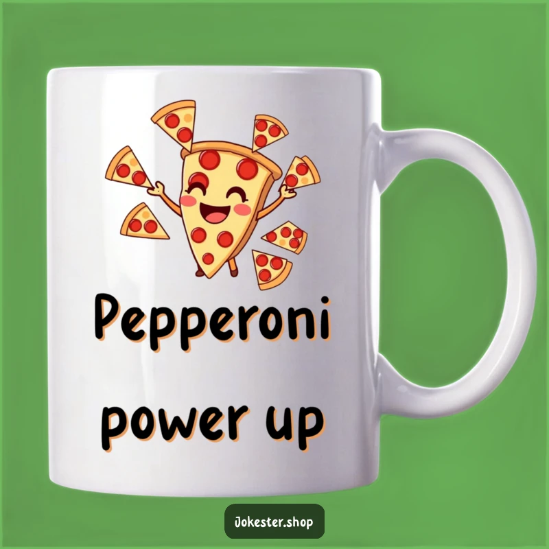 Funny Pizza Juggler Mug - Hilarious Gift for Pizza Lovers