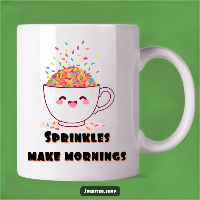 Funny Sprinkle Teacup Mug - Hilarious Gift for Sweet Treat Lovers