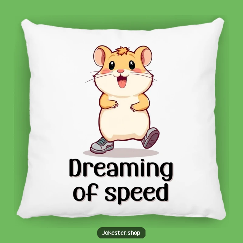 Funny Hamster Comfort Pillow: Soft & Hilarious Gift for Cozy, Laugh-Filled Moments