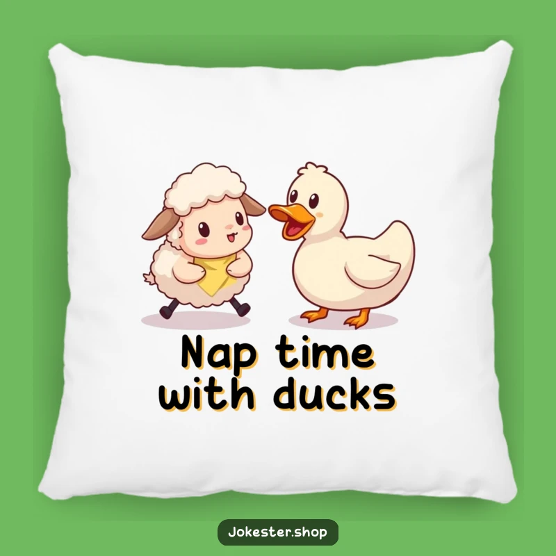 Funny Sheep Duck Pillow: Cozy, Hilarious Accent for a Playful Space