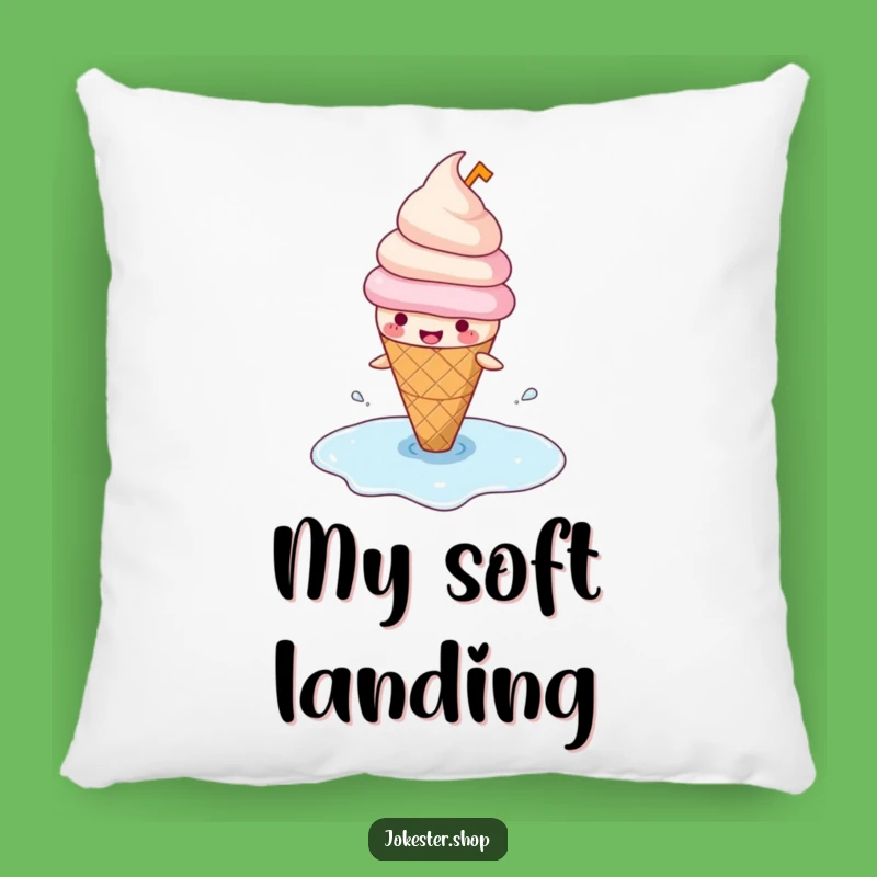 Funny Ice Cream Slipping Pillow - Cuddle Up with Sweet Merriment