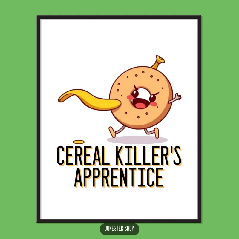 Funny Banana Peel Bagel Digital Art: Instant Pranks, A Hilarious Gift Download!