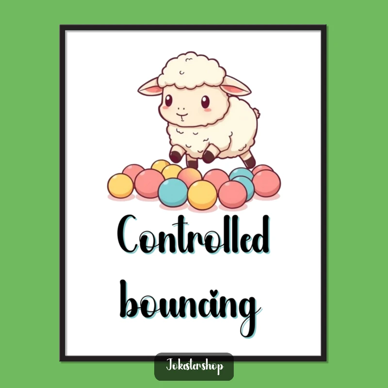Funny Sheep Herding Digital Print: Instant Hilarious Art & Unique Gift