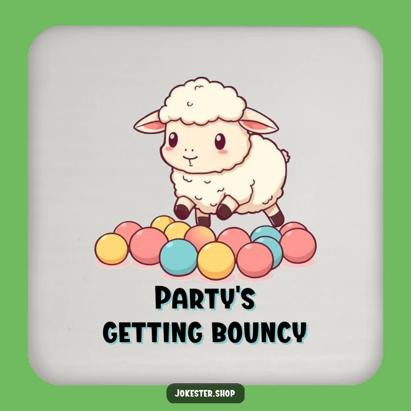 Funny Sheep Drink Coaster Set: Protect Surfaces with Hilarious Art