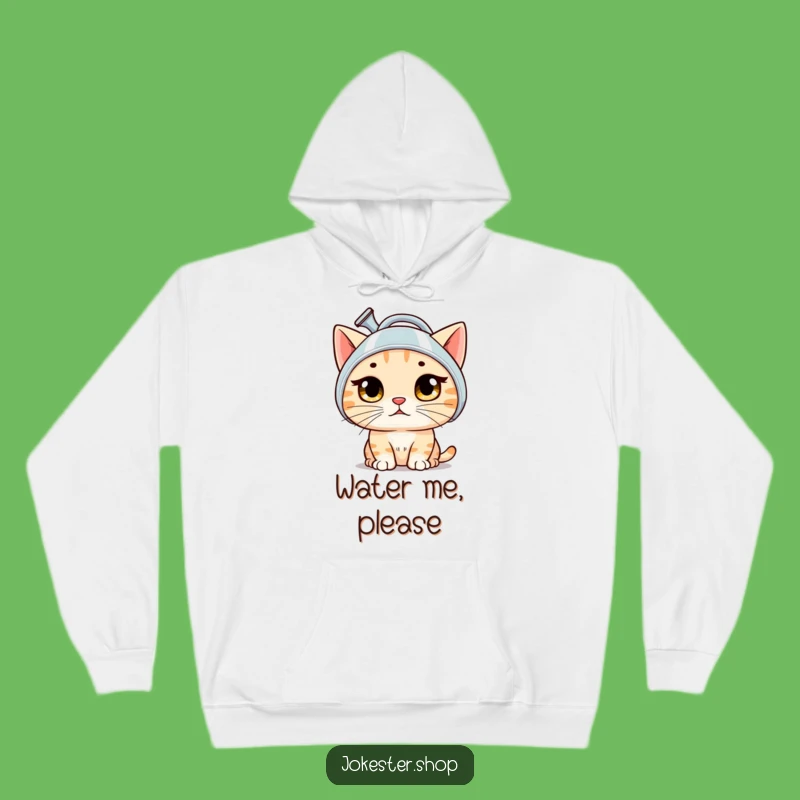 Cozy Funny Bewildered Cat Hoodie - Warm Quirky Gift