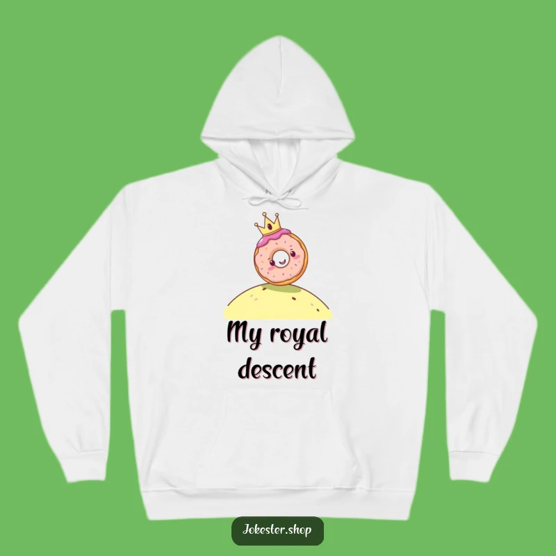 Funny Donut King Hoodie - Cozy and Hilarious Treat Gift