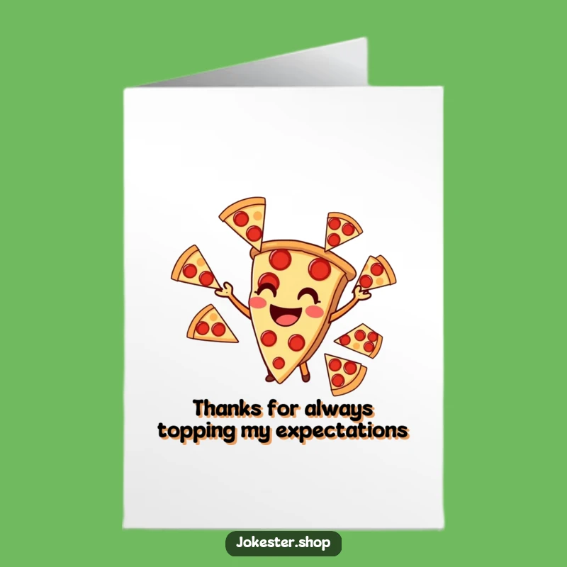 Free Printable Thank You Card: Grateful Pizza Pal - Funny Downloadable Appreciation Gift