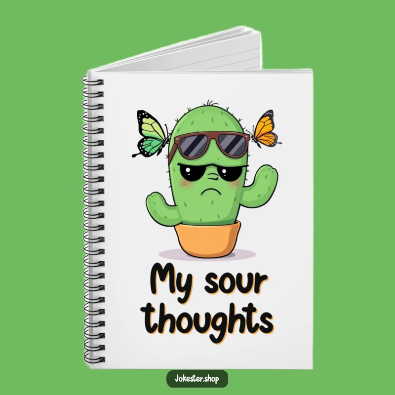 Funny Grumpy Cactus Notebook: Annoyed Style, Hilarious Journal Gift!