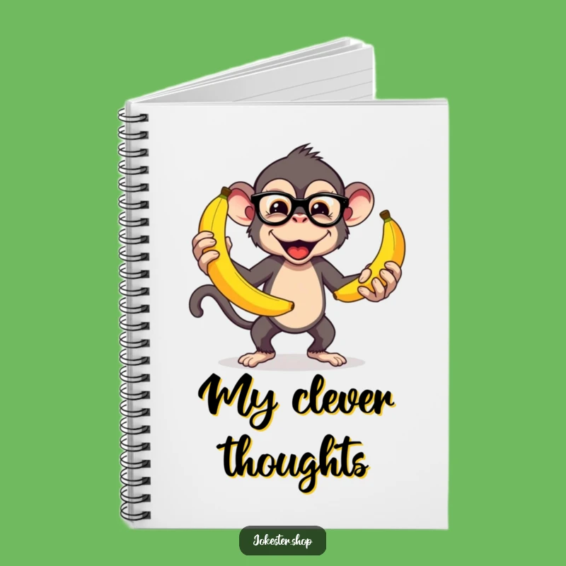 Funny Monkey Juggling Bananas Notebook - Jot Down Your Brilliant Ideas