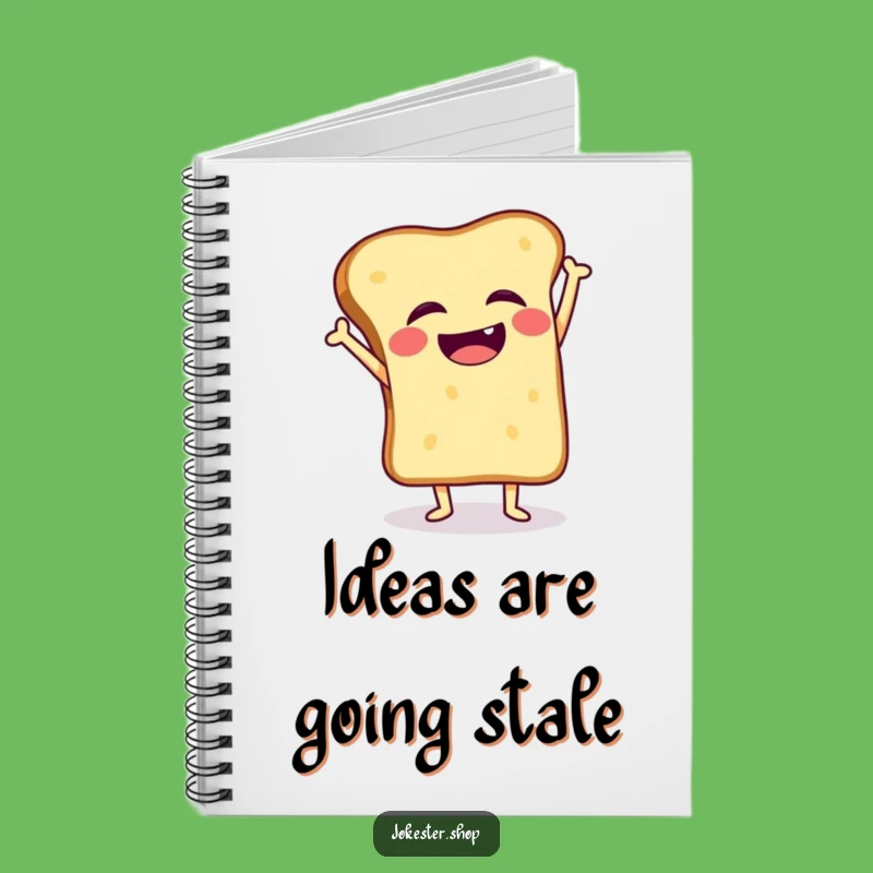 Funny Toast Handstand Wobble Notebook, Jot Down Your Wobbly Ideas