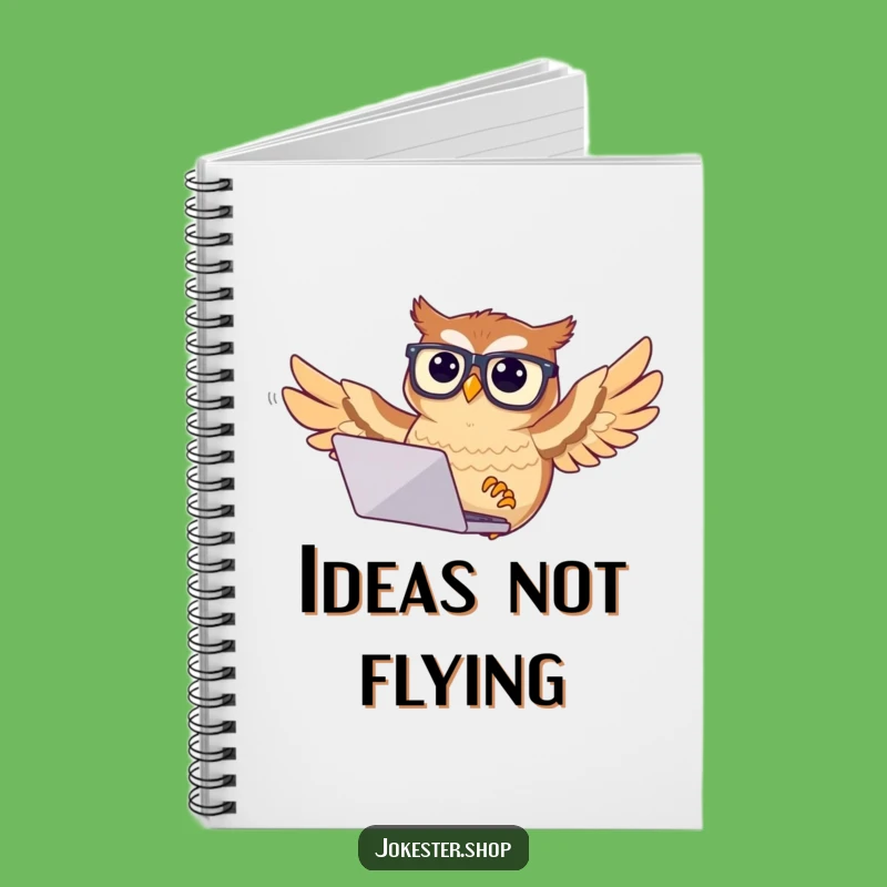 Funny Owl Notebook: Tech Chaos & Notes, Perfect Gift!