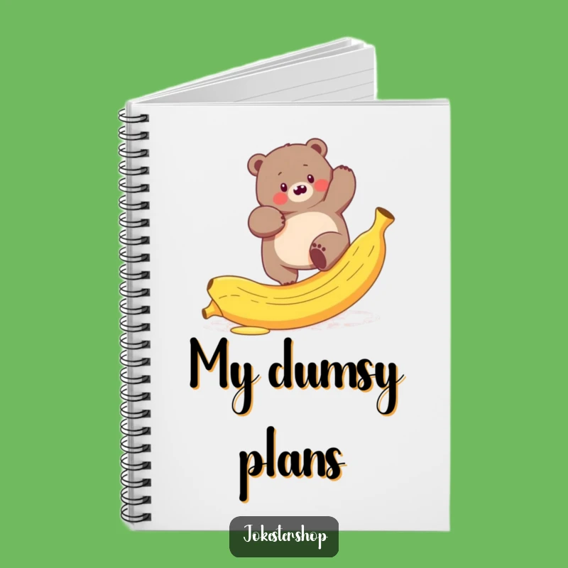 Funny Bear Slip Notebook - Hilarious Journal for Outdoor Adventures