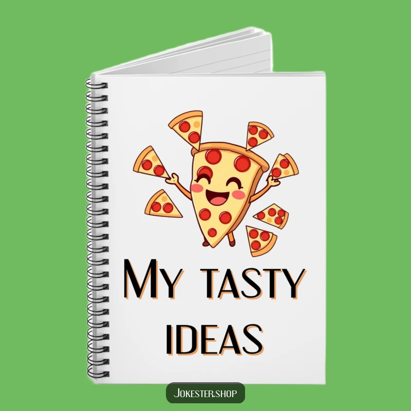 Funny Pizza Juggling Notebook - Hilarious Journal for Foodies and Chefs