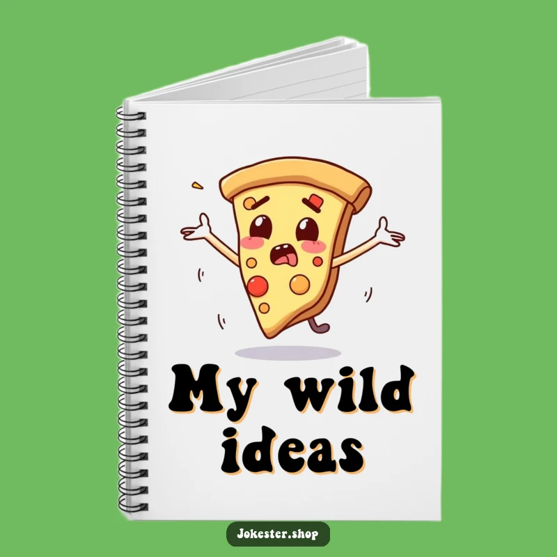 Funny Pizza Slide Notebook - Journal for Notes, A Funny Gift