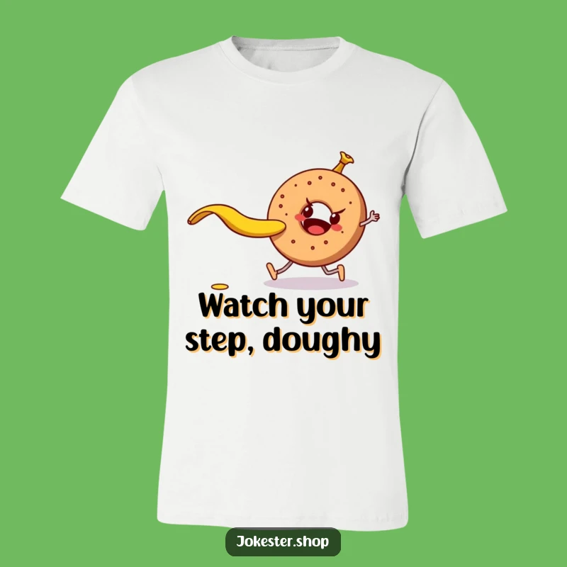 Funny Banana Peel Bagel T-Shirt: Wear the Prank, A Hilarious Gift Tee!