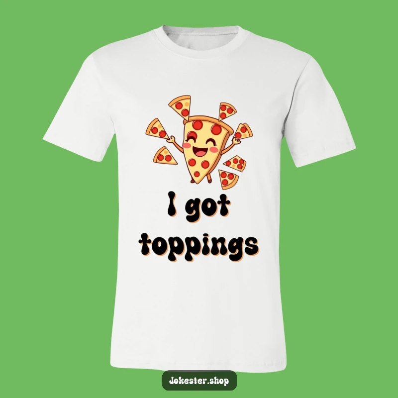 Funny Pizza Juggling T-Shirt - Hilarious Gift for Foodies and Pizza Fans