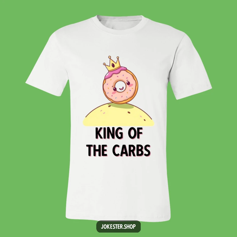Funny Donut King T-Shirt - Hilarious Rolling Treat Gift for Sweet Lovers