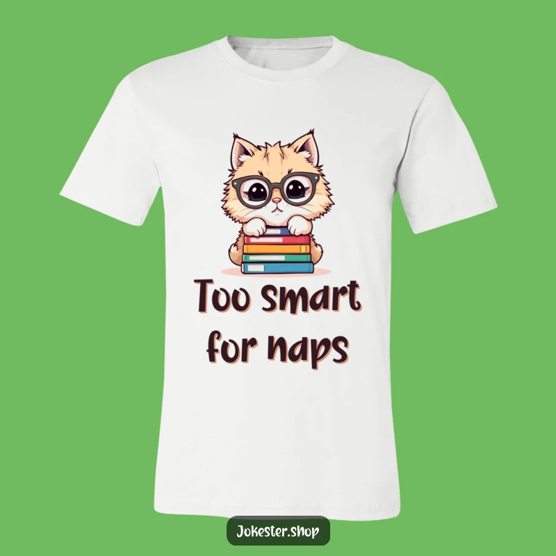 Funny Cat Reading T-Shirt - Hilarious Gift for Bookworms and Cat Fans
