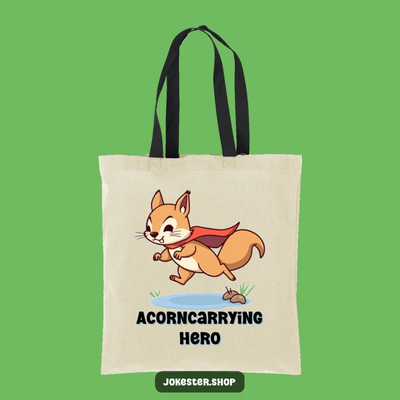 Funny Squirrel Superhero Tote Bag - Practical Adventure Gift